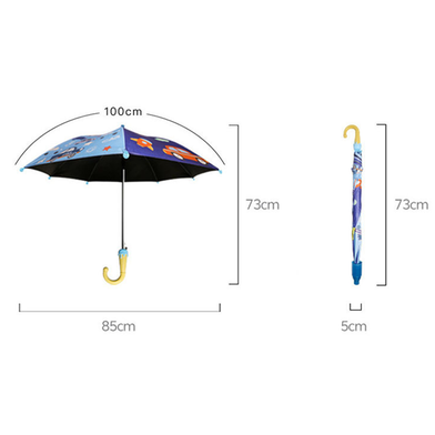 Picture of Kids Ice-Cream Umbrella With Anti-Drip Plastic Cover (Any Color and Design) -1 Pcs-(C-AP)-Full Look: 42