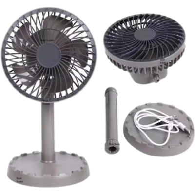 Picture of JYSUPER Rechargeable Multicolor Portable Mini Table Fan - JY-2218-KA