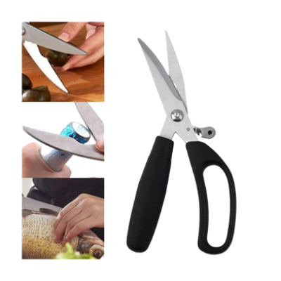 Picture of Multi-Function Strong For Food Goose Fish Bone Chicken Bone Scissor Kitchen Scissors Factory Manufacturer-(000-CK)