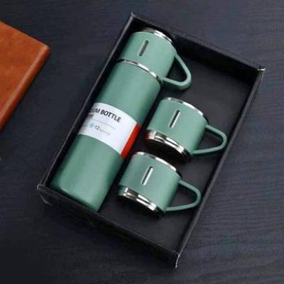 Picture of Stainless Steel Thermo 500ml16.9oz Vacuum Insulated Bottle-(000-CK)