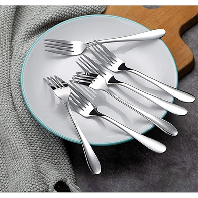 Picture of Stainless Steel Spoons Mini Coffee fork Spoon 15cm 6 Pcs-(000-CK)