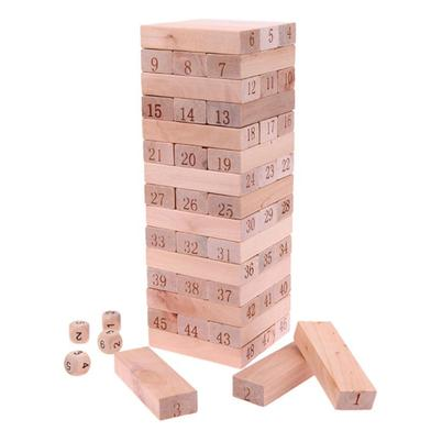 Picture of Zenga Blocks Wooden Board Educational Puzzle Game For Adults and Kids 48 pcs-(CK00)