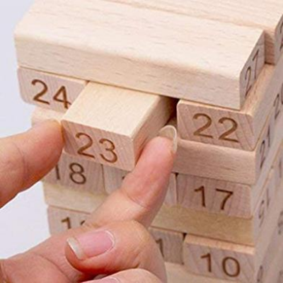 Picture of Zenga Blocks Wooden Board Educational Puzzle Game For Adults and Kids 48 pcs-(CK00)