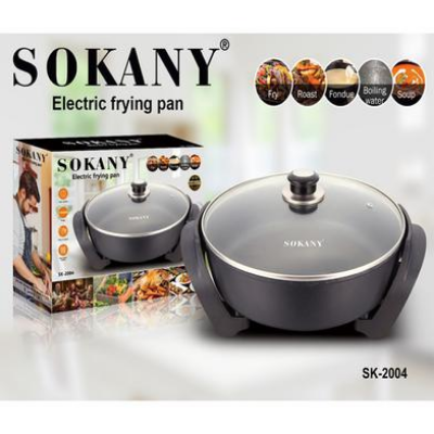 Picture of Sokany Electric Frying Pan Non-Stick Multi Gear-1500W- SK-2004-(00CK)