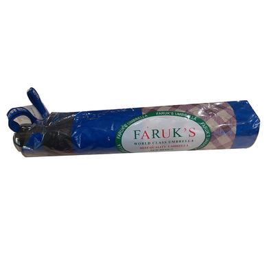 Picture of Auto Open 8 Ribs Check Cover (Any Colour From Maroon, Navy Blue, Blue, Green, Purple, Coffee) (F-805)-(C-AP)-Full Look: 40