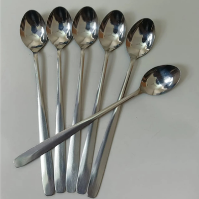 Picture of Rosy Long Handle pickling 8 Inch spoon 6 Pcs-(000-CK)