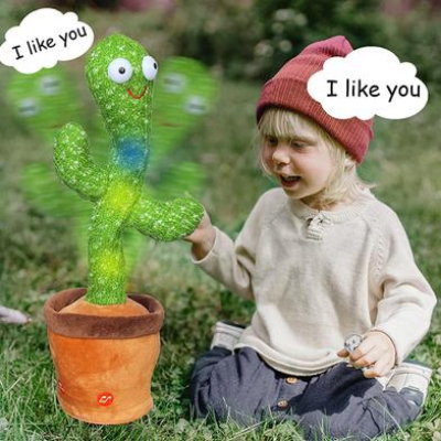 Picture of Talking and Singing Cactus Plush Toys-(CK00)