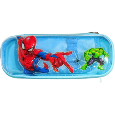 Picture of Multipurpose Double Compartment Pencil Pouch Zipper-(0012BS)