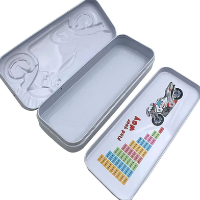 Picture of Metal Pencil Box For Kids Racing Bike Any Color-(0012BS)