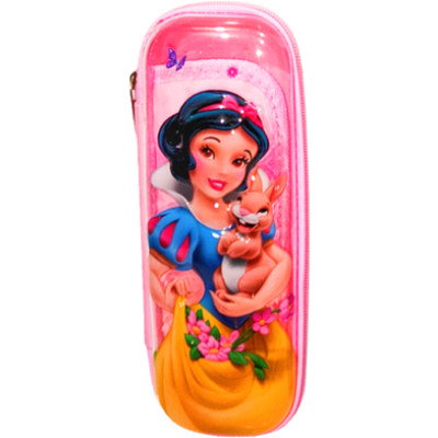 Picture of Princess Pencil Case with Compartments and Zip Any Color-(0012BS)