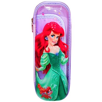 Picture of Princess Pencil Case with Compartments and Zip Any Color-(0012BS)