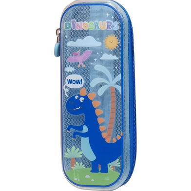 Picture of Cute Dino Print Zipper Pencil Bag-(0012BS)