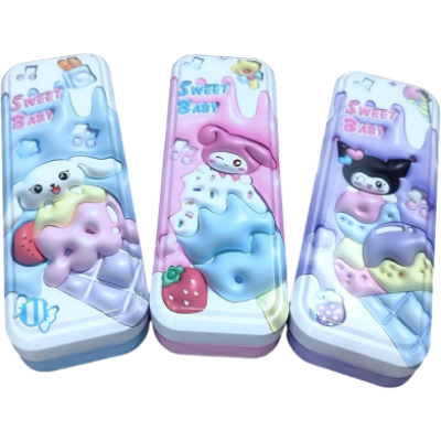 Picture of Lighter House Kuromi Cartoon Pencil Box-(0012BS)