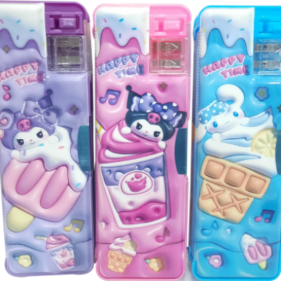 Picture of Frozen Magnetic Art Plastic Pencil Box Any color-(0012BS)