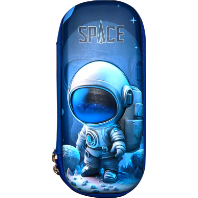 Picture of 3D Space Pencil Box (Set of 1, Multicolor)-(0012BS)