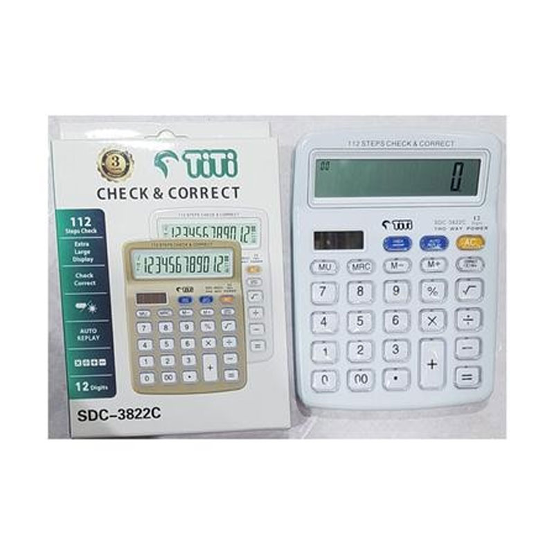 Picture of TiTi Calculator -SDC-3822C-(0012BS)