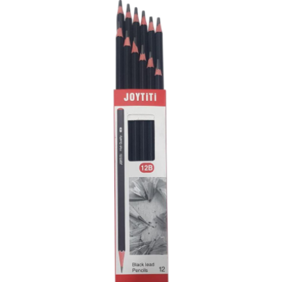 Picture of Joytiti 12B Black Lead Pencil - 12 Pcs-(0012BS)