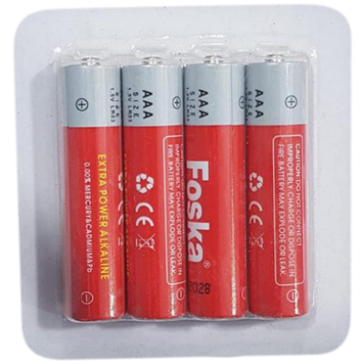 Picture of Foska Extra Power Alkaline Battery 1.5V -9005-4-(0012BS)