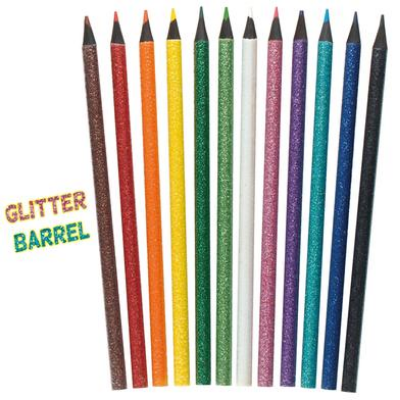 Picture of Bensia Glitter Color Pencil-(0012BS)