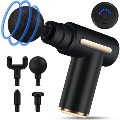 Picture of Mini Smart Electric Deep Tissue Massage Gun | High-Speed Muscle Therapy & Pain Relief – USB Rechargeable