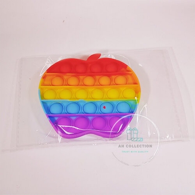 Picture of Apple Shape Pop-It Toy - Multicolor