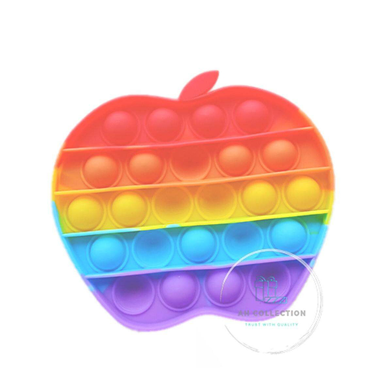 Picture of Apple Shape Pop-It Toy - Multicolor