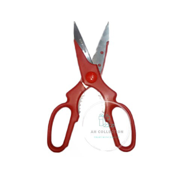 Picture of Stainless Steel Kitchen Scissors / Fish Cutting / Walnut Clip Scissors - Silver