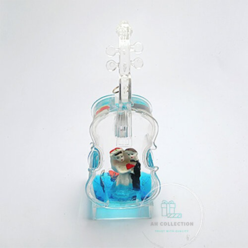 Picture of Getter Shape Couple Showpiece with Music and Lighting (Blue)