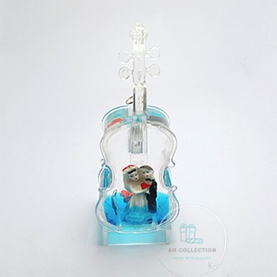 Picture of Getter Shape Couple Showpiece with Music and Lighting (Blue)