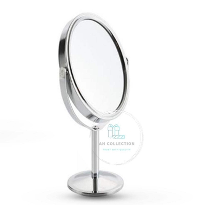 Picture of Metal Stand Portable Mirror for women - Silver