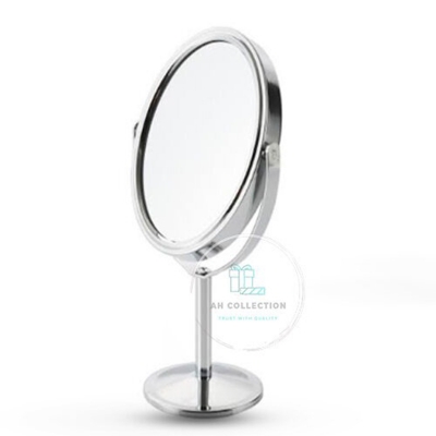 Picture of Metal Stand Portable Mirror for women - Silver