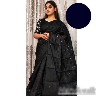 Picture of Exclusive Muslin Tissue Powerloom Jamdani Saree Multicolor