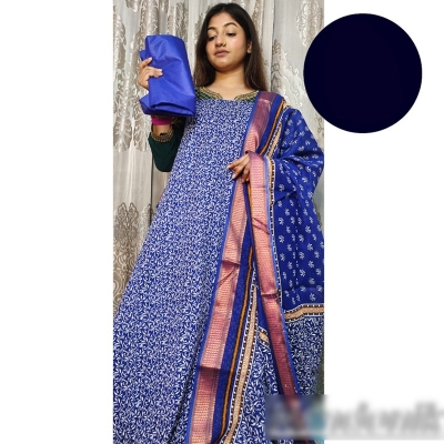 Picture of Exclusive  Joypuri Cotton Unstitched Three Piece Multicolor