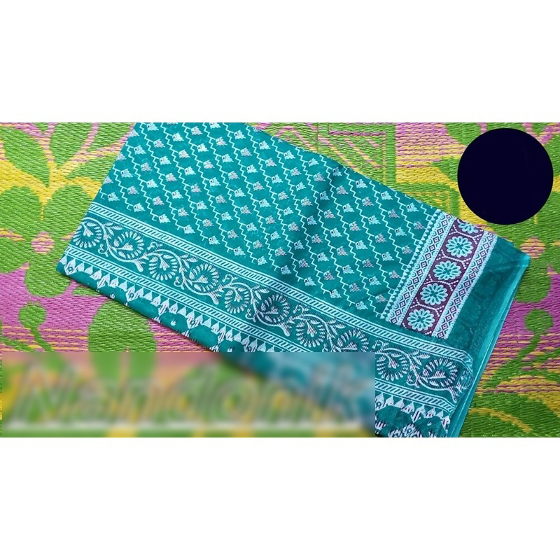 Picture of Printed Cotton Saree Multicolor