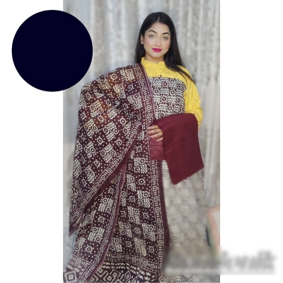 Picture of Printed Joypuri Cotton Unstitched Three Piece Multicolor