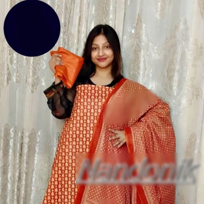 Picture of Exclusive Printed Joypuri Patel Cotton Unstitched Three Piece Multicolor,Un-stitched