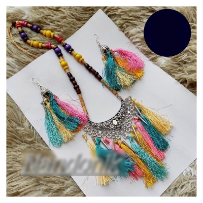 Picture of Handmade  Necklace,Earring Women / Women Jewellery Set Multicolor