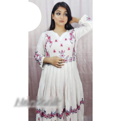 Picture of Exclusive Embroiderd China Linen Kurti 