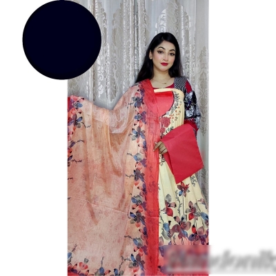 Picture of Exclusive Catalogue Boutique Unstitch Three Piece With Extra Sleeves 