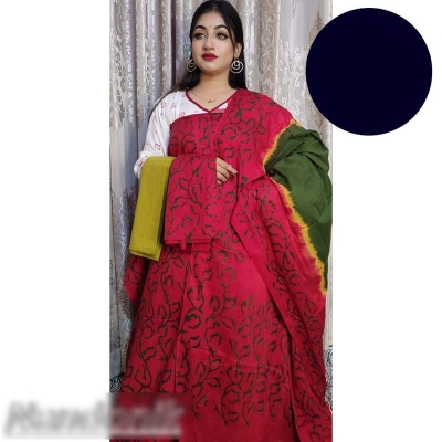 Picture of Exclusive Cotton  Moom Batik Unstitch Four Piece 
