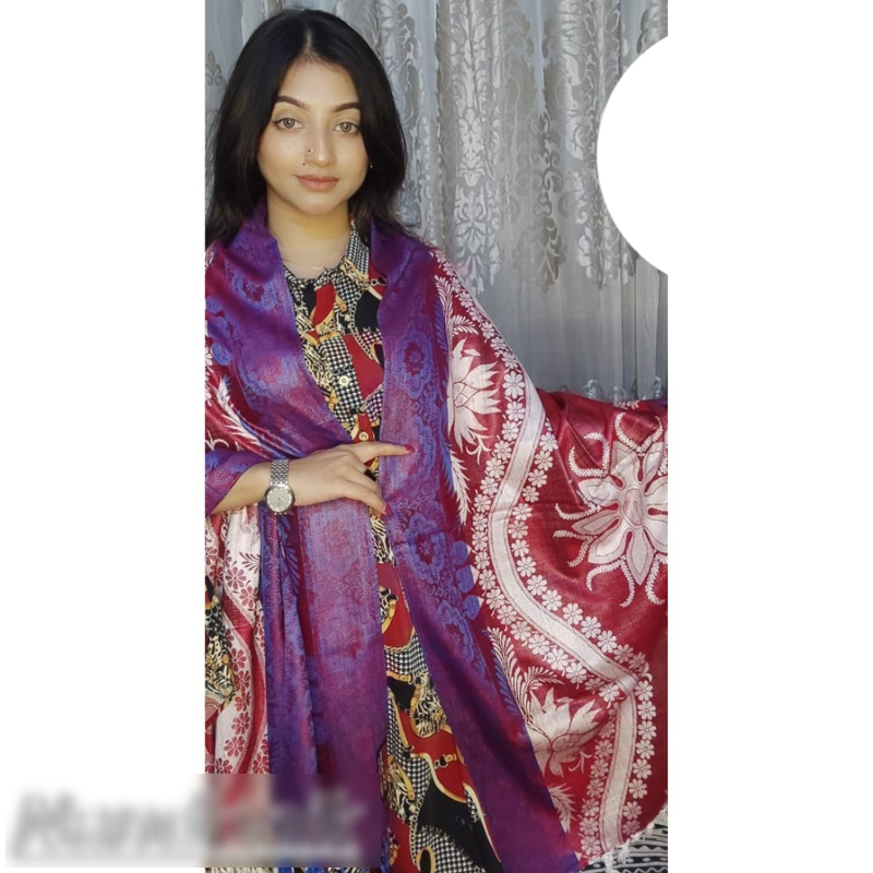 Picture of Soft Shawl For Mild winter/ Women's Shawl/ Shawl Chador/Short Shawl 