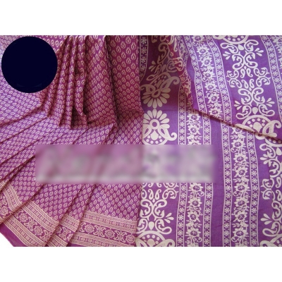 Picture of Printed Cotton Saree Multicolor