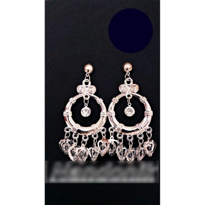 Picture of Dreamcatcher Earrings with AD Stone Embellishment Earrings for Women 
