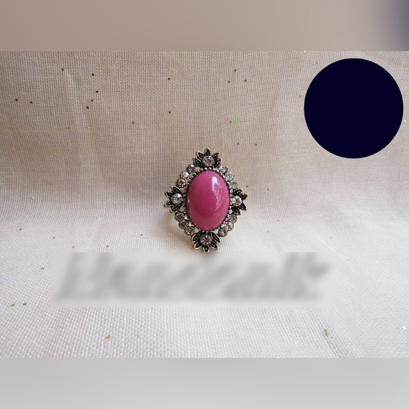 Picture of Colorful Imitation Gem Ad Stone Adjustable Finger Ring For Women 