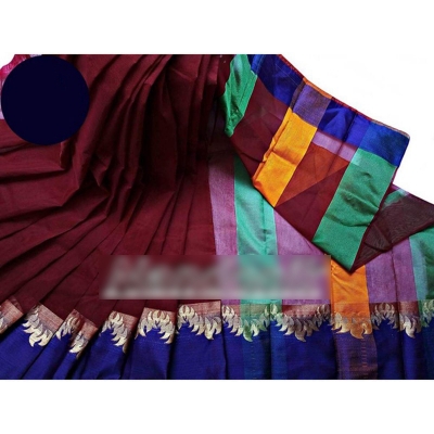 Picture of Exclusive Colorful Half Silk Saree For Women 