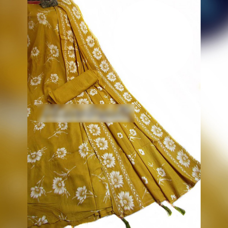 Picture of Exclusive Block Printed Linen Unstichted Three Piece 