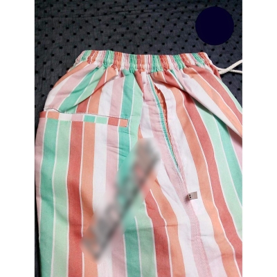 Picture of Fashionable Cotton Strip Pajama/Trouser Multicolor,Int:S