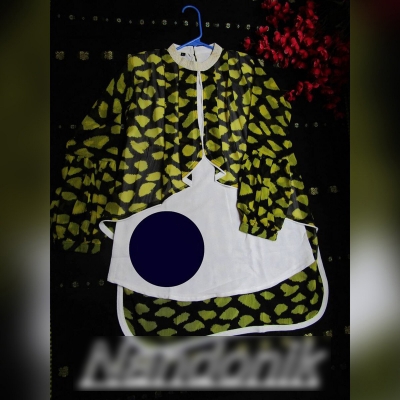 Picture of Multicolor Printed Georgette Top With White Inner 