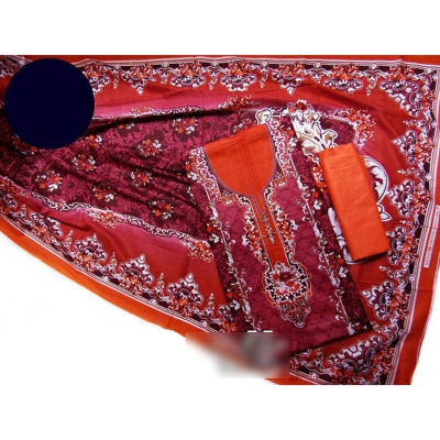 Picture of BD Lawn unstitch three piece (with extra sleeve) 