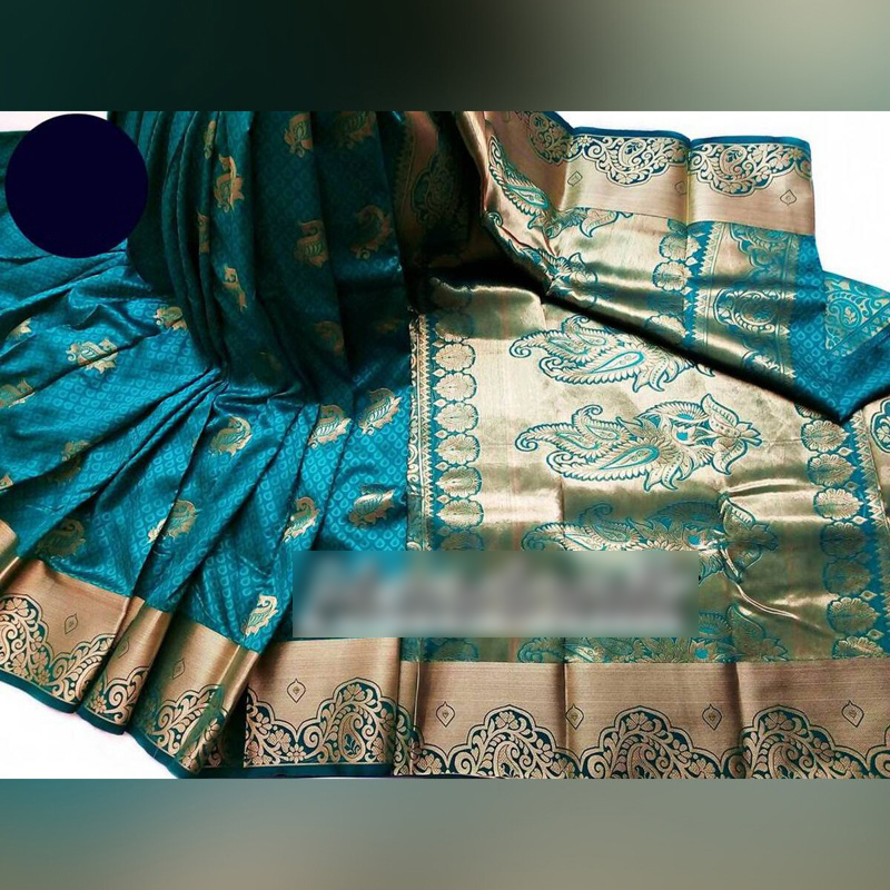 Picture of Indian Jolchhap Soft Katan Saree 